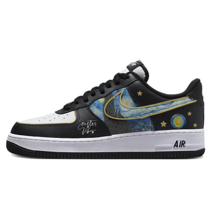 Nike Nike Air Force 1 Low top Skateboard Shoes Unisex White Black