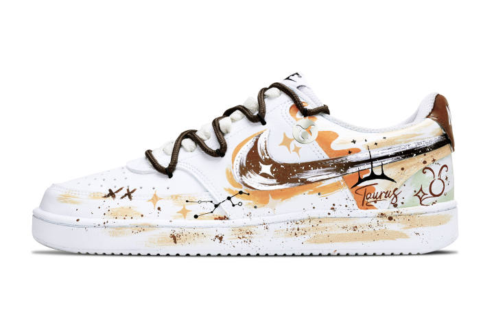 Nike Nike Court Vision 1 Low top Skateboard Shoes Women's Orange