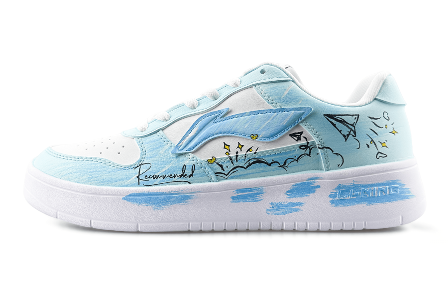 Li-Ning Li Ning Floating Boat Slip Resistant, Abrasion Resistant, Breathable Low top Skateboard Shoes Men's