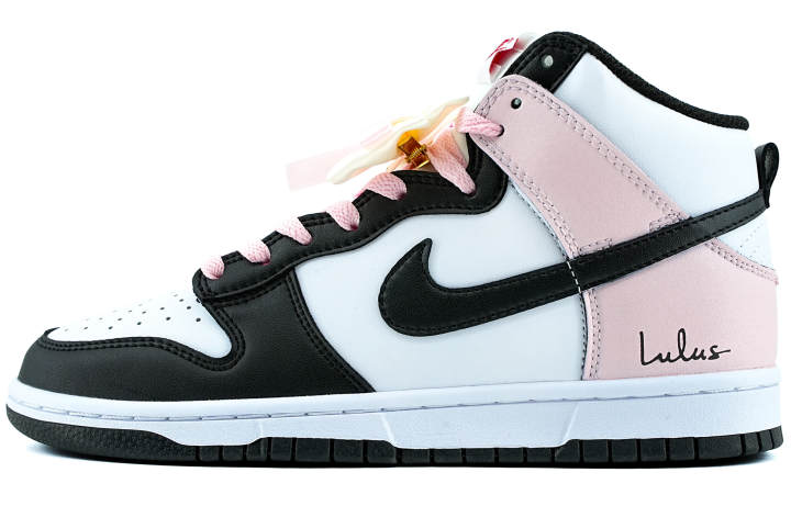 Nike Nike Dunk High top Skateboard Shoes Women's Black Pink