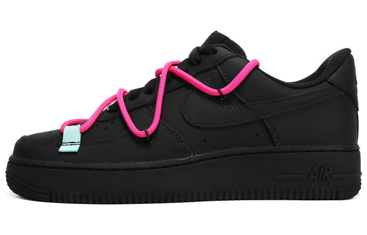 Nike Nike Air Force 1 Low top Skateboard Shoes Women's Matte Black