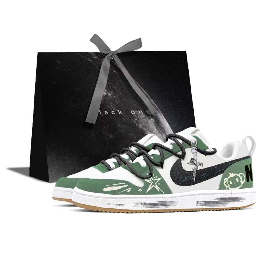 Nike Nike Court Borough Shooting Stars Ruins Cushioning Abrasion Resistant Cushioning, Wear Resistant Low top
