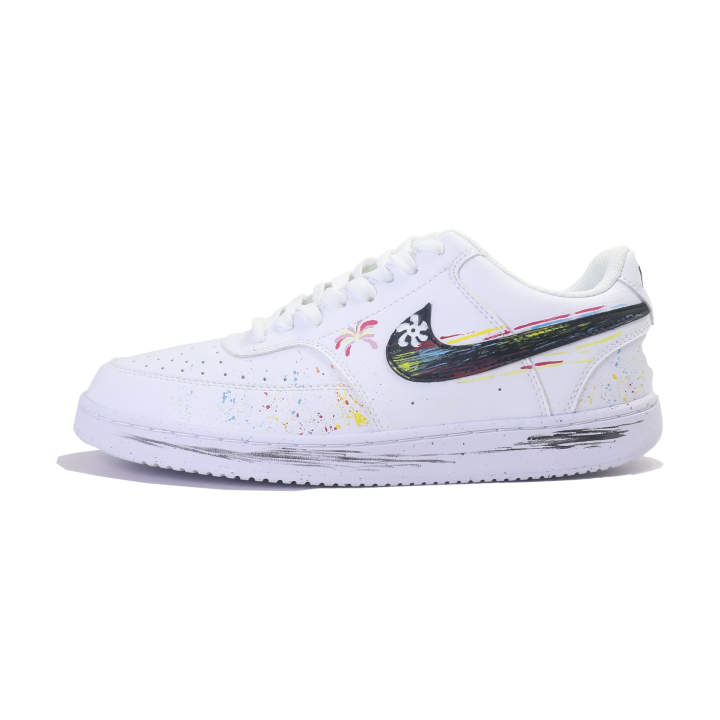 Nike Nike Court Vision Skateboard Shoes Unisex Low Top White