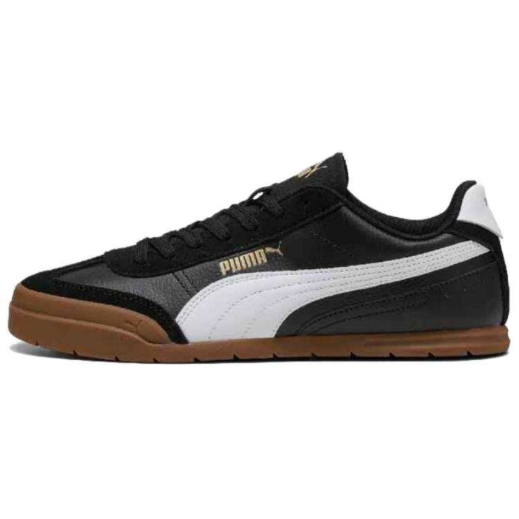 PUMA Super Turino Cow Split Leather Low top Skateboard Shoes Unisex Black