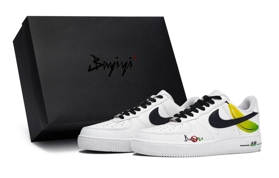 Nike Nike Air Force 1 LOW 811 Manufactured No Banana Green Special Shoe Box Low-Top Skateboard Shoes GS White Yellow Green
