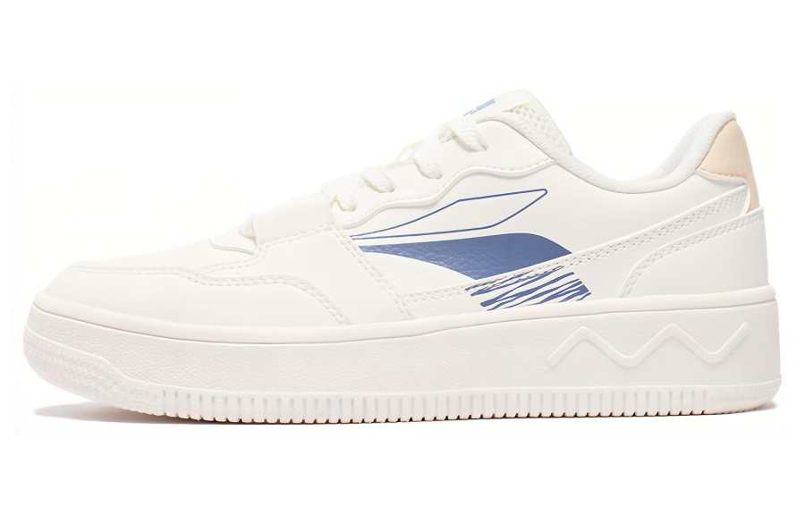 361° Flying Standard Slip Resistant Abrasion Resistant Low top Skateboard Shoes Women's White Blue