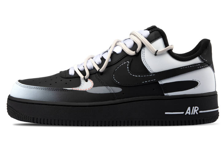 Nike Nike Air Force 1 Slip Resistant Low top Skateboard Shoes Unisex Black