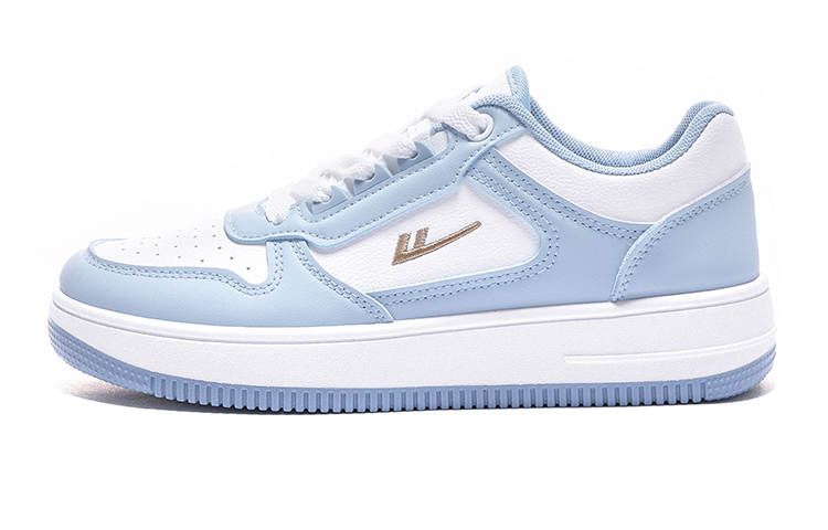 WARRIOR Warrior Low top Skateboard Shoes Unisex Light Blue White