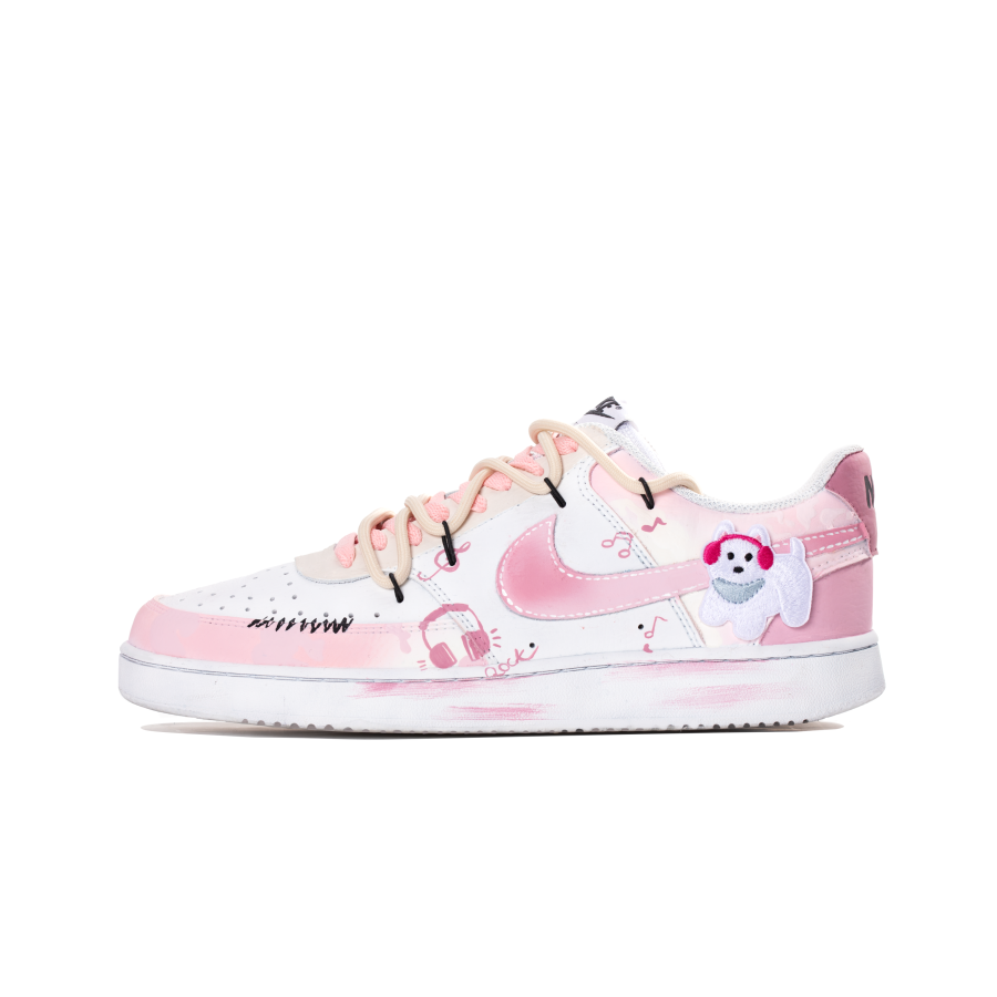 Nike Nike Court Vision 1 Mechanical Spirit, Kitten Mimi Cushioning, Wear Resistant Low top Skateboard Shoes Women's