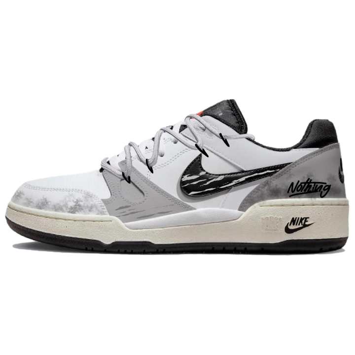 Nike Nike Full Force Shuofeng Wanderer Cushioning Abrasion Resistant Lightweight Low top Skateboard Shoes Men's Gray