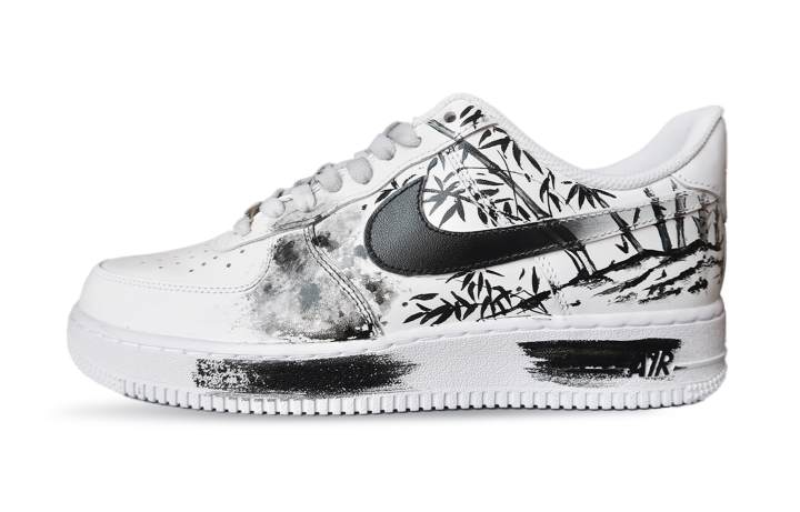 Nike Nike Air Force 1 Low top Skateboard Shoes Women's Black White
