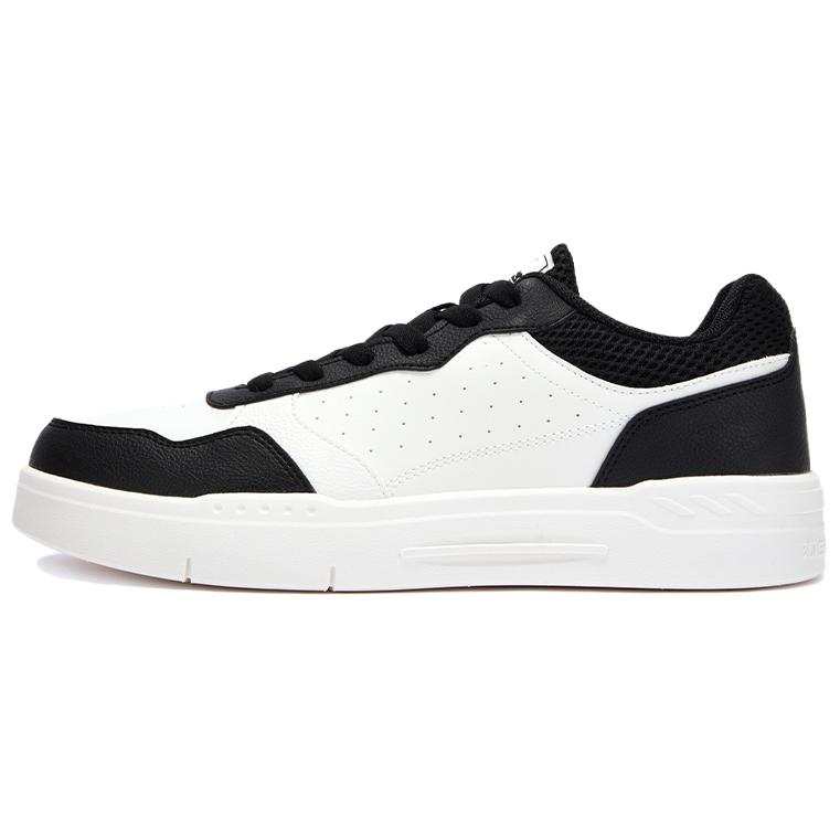 361° Slip Resistant Lightweight Non slip Lightweight Low top Skateboard Shoes Men's White Black
