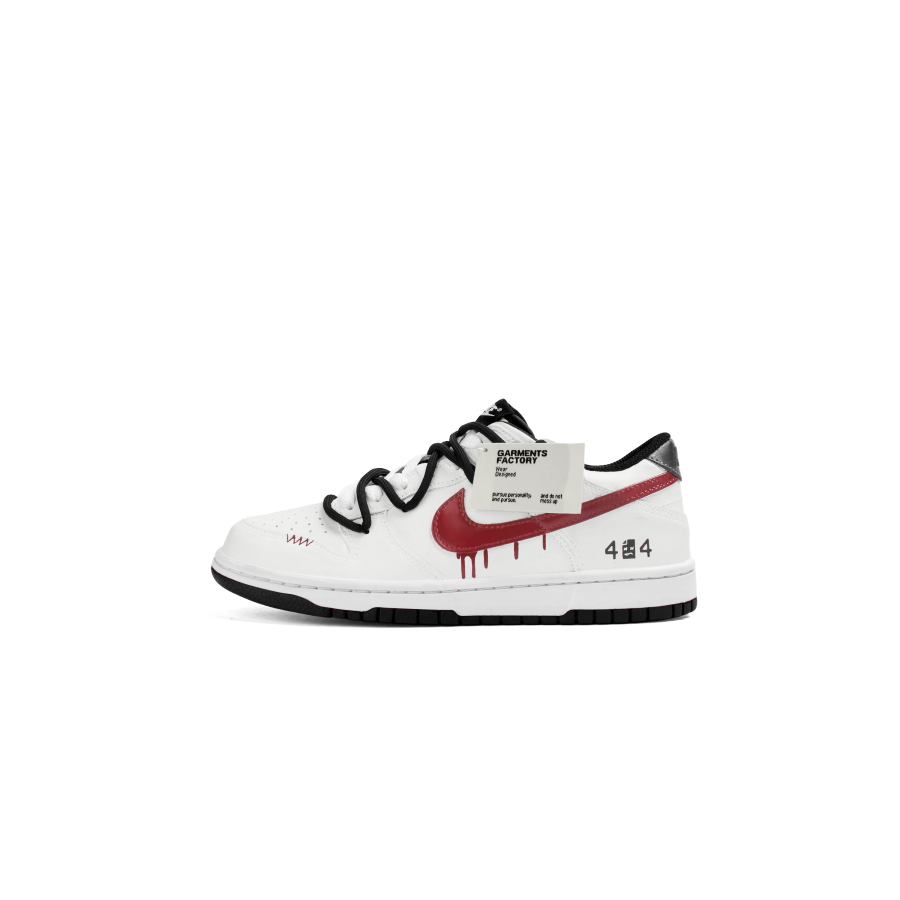 Nike Nike Dunk Abrasion Resistant Low top Skateboard Shoes Unisex White