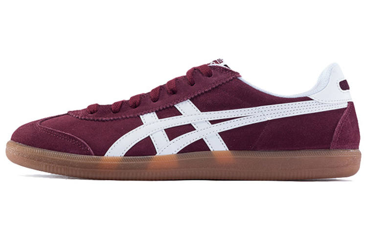 Onitsuka Tiger Tokuten Casual Abrasion Resistant Balance Low top Skateboard Shoes Unisex Burgundy