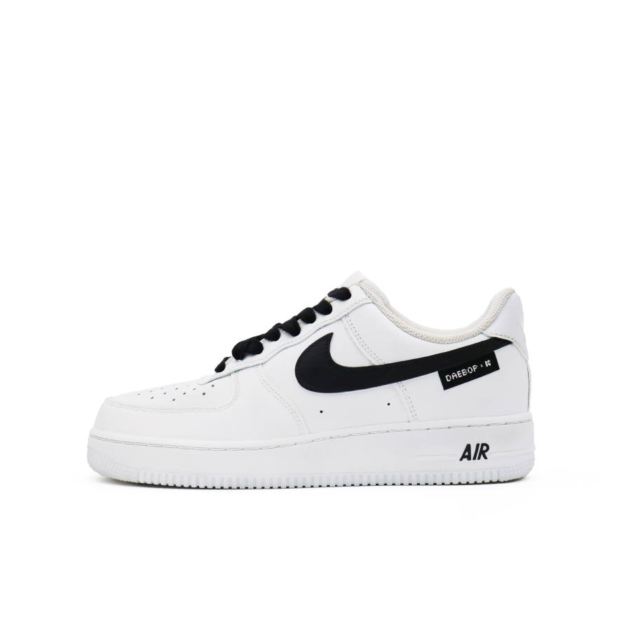 Nike Nike Air Force 1 Slip Resistant Abrasion Resistant Low top Skateboard Shoes Men's White