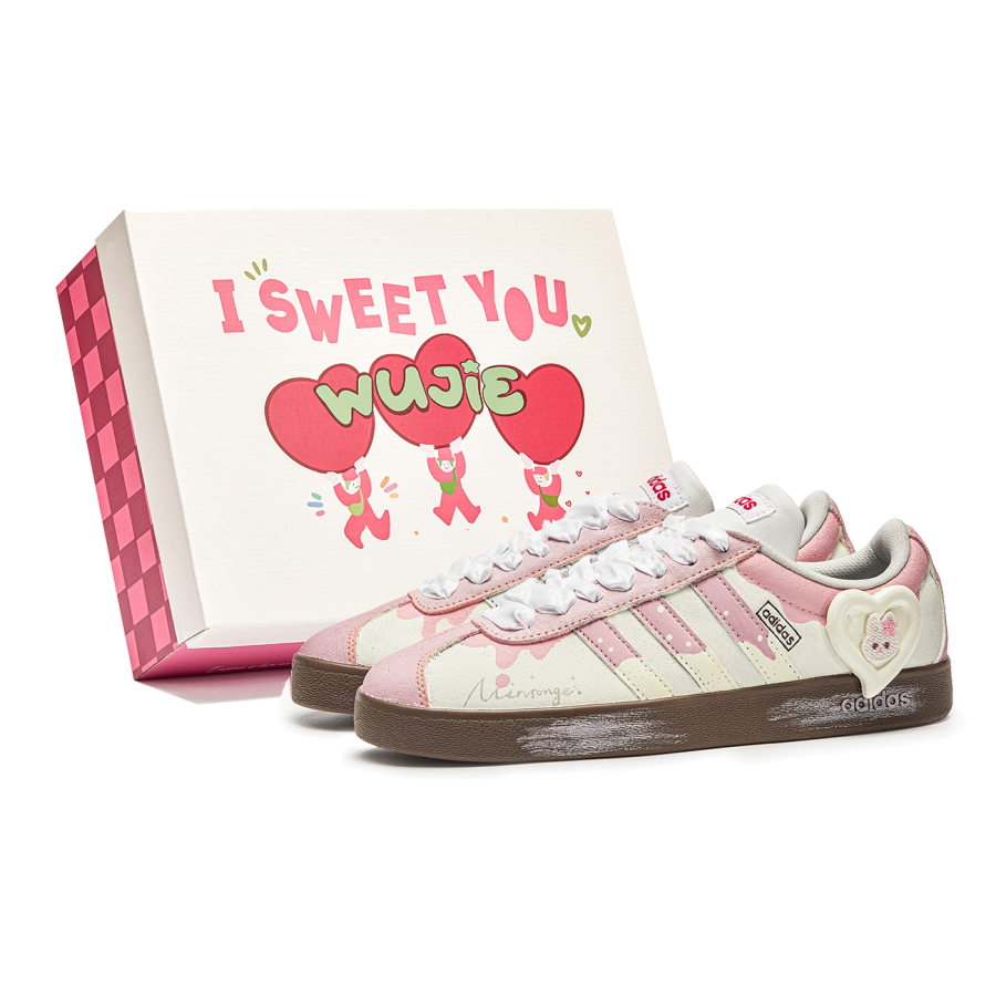 Adidas Neo VL Court Lifestyle Wu Jian, Box, Like A Dream Cushioning Low top Skateboard Shoes Unisex
