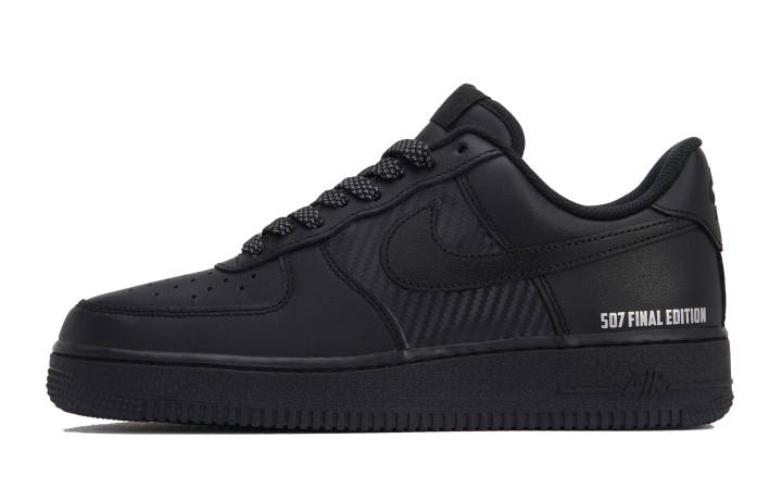 Nike Nike Air Force 1 Cabon Canyon Slip Resistant Slip Resistant Low top Skateboard Shoes Men's Black