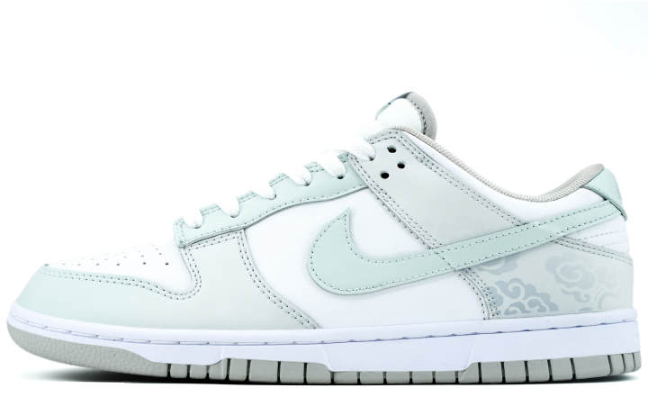 Nike Nike Dunk Wear resistant And Lightweight Low top Skateboard Shoes Unisex White Green