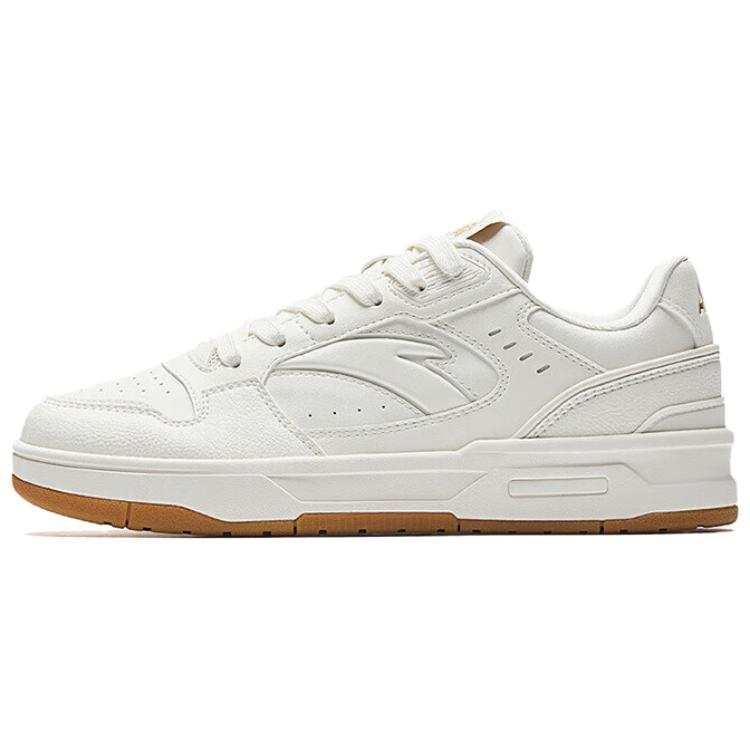 Anta Lieyan1.0 Lightweight Breathable Height Increasing Low top Skateboard Shoes Women's Ivory White