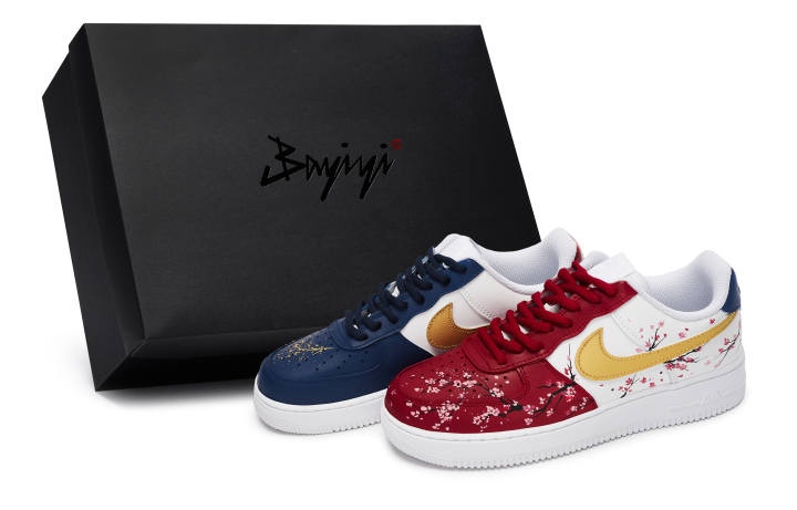 Nike Nike Air Force 1 811 Manufacturing, Mei Ying Gilded, Special Shoe Box Abrasion Resistant Abrasion Resistant Low top
