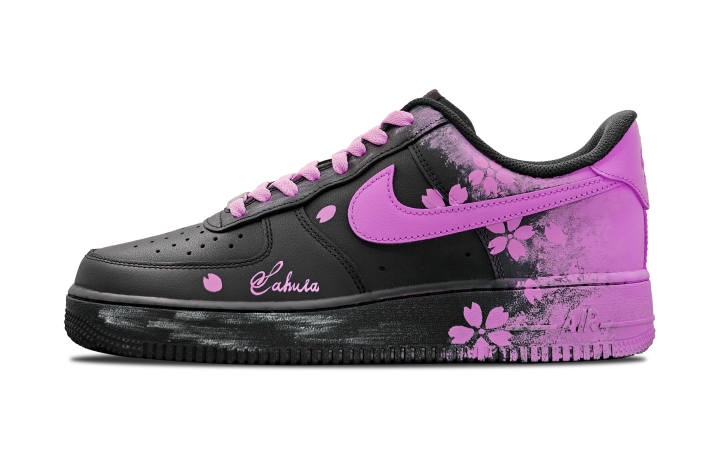 Nike Nike Air Force 1 Coverage Slip Resistant And Abrasion Resistant Low top Skateboard Shoes Unisex Dark Purple