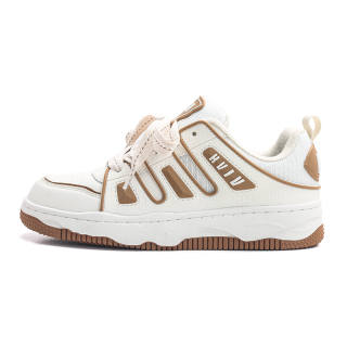 KVIV Wear resistant, Lightweight, Breathable, And Non slip. Low top Skateboard Shoes Unisex Coffee