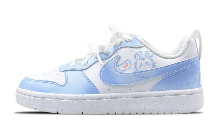 Nike Nike Court Borough Low top Skateboard Shoes GS Blue