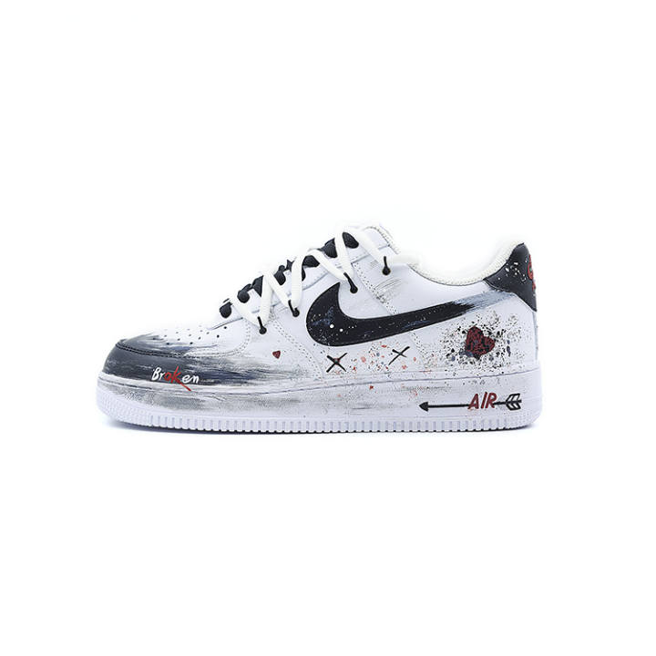 Nike Nike Air Force 1 Slip Resistant Abrasion Resistant Low top Skateboard Shoes Men's