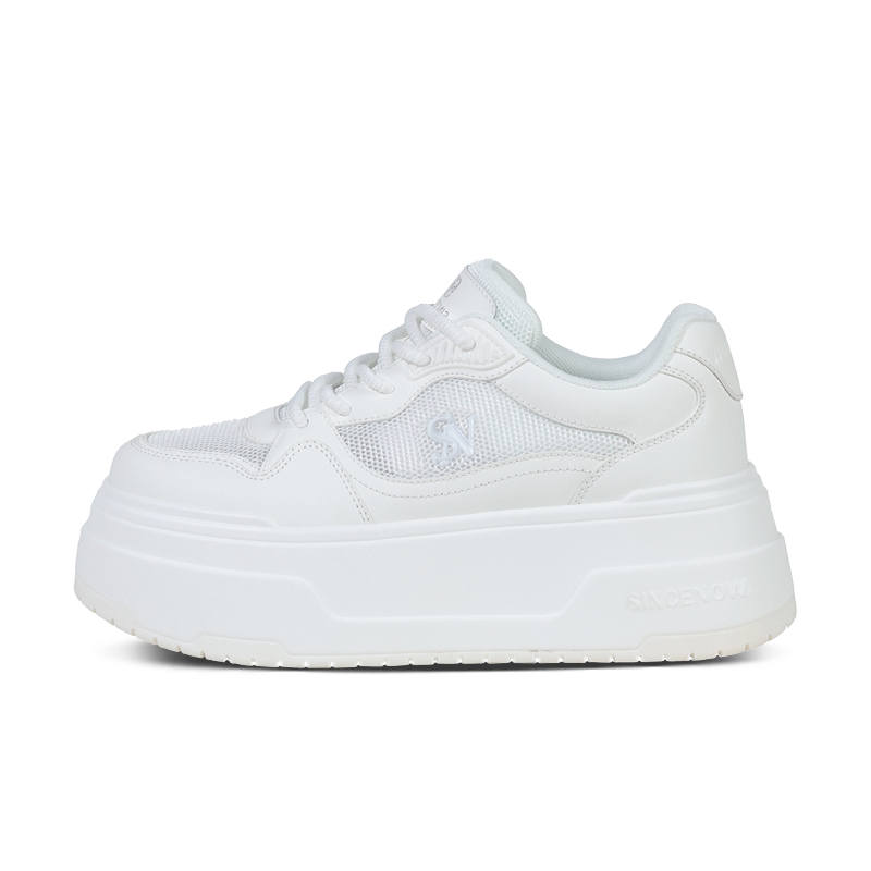 SINCENOW Height Increasing Abrasion Resistant Breathable Low top Casual Skate Shoes Women's