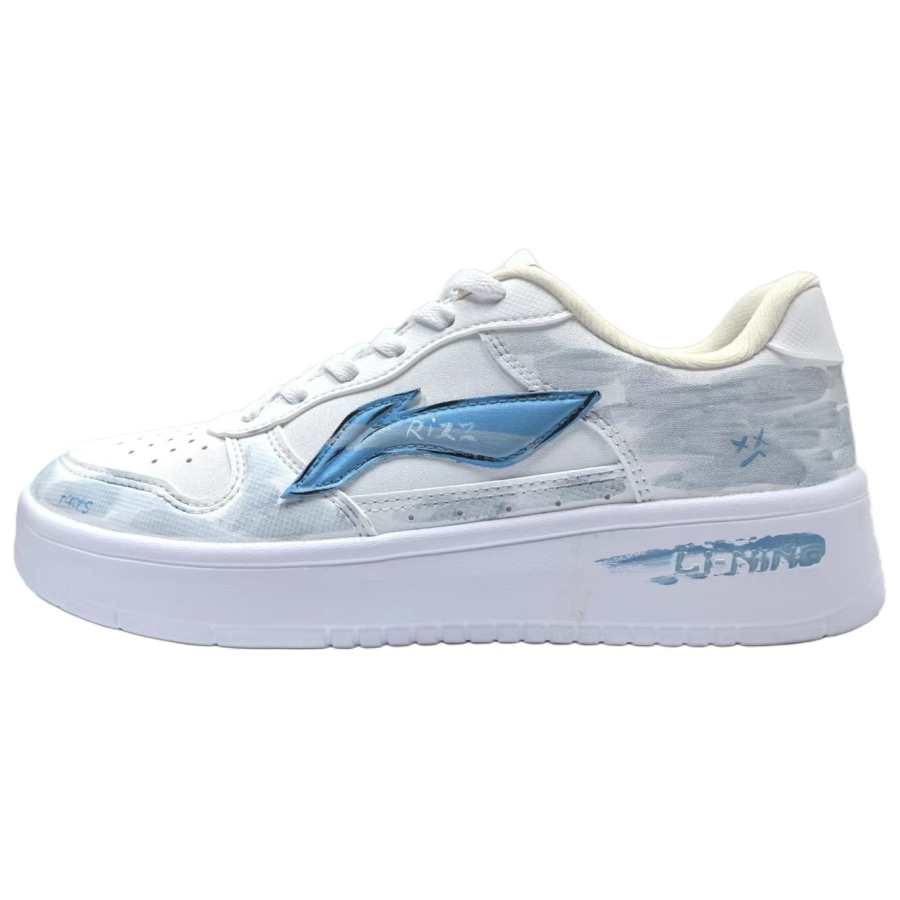 Li-Ning Li Ning Floating Boat Slip Resistant Impact Resistance Low top Skateboard Shoes Unisex Blue