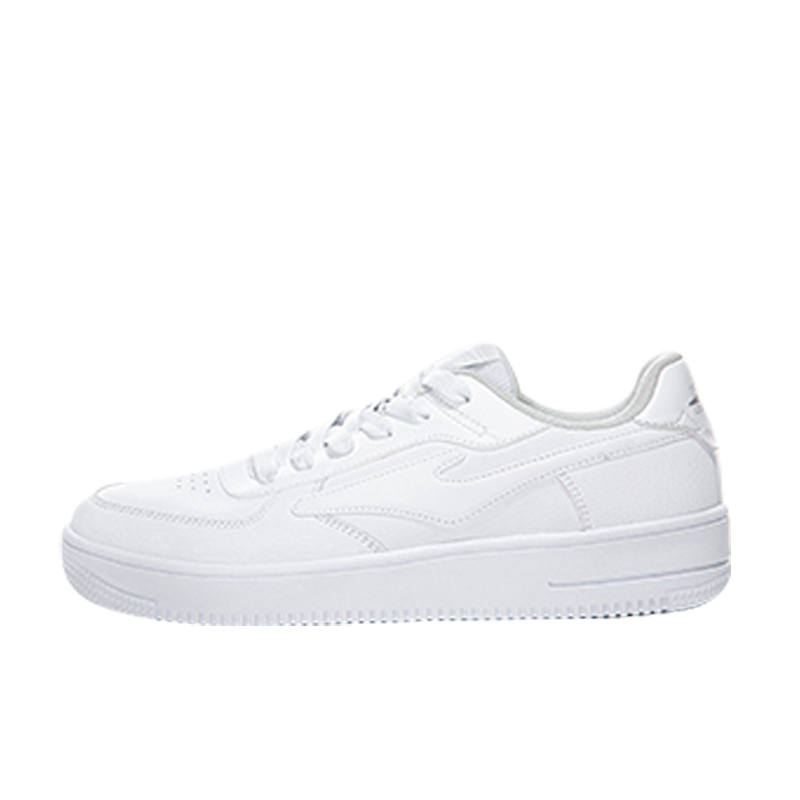 Erke Abrasion Resistant Breathable Low top Skateboard Shoes Women's White