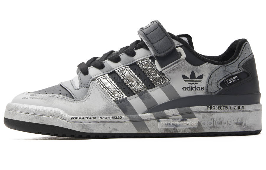 Adidas Originals FORUM Skateboard Shoes Unisex Low Top Gray/Black