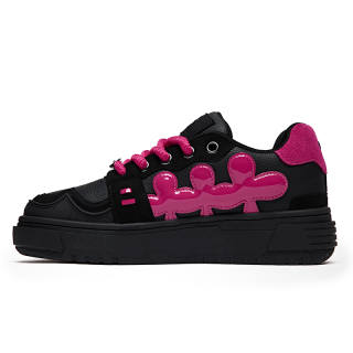 SHOOT BRAND Endless No. 1 Low top Skateboard Shoes Unisex Black Red