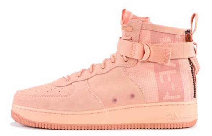 Nike Nike Sf Air Force 1 Mid Coral Stardust
