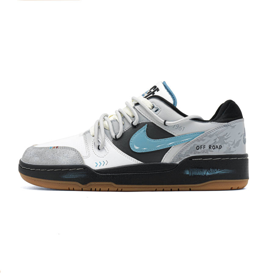 Nike Nike Full Force Sand Shuo Abrasion Resistant Low top Skateboard Shoes Men's Premium Gray