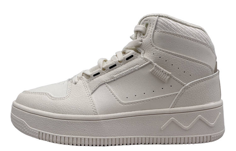 361° Slip Resistant Abrasion Resistant High top Skateboard Shoes Women's White