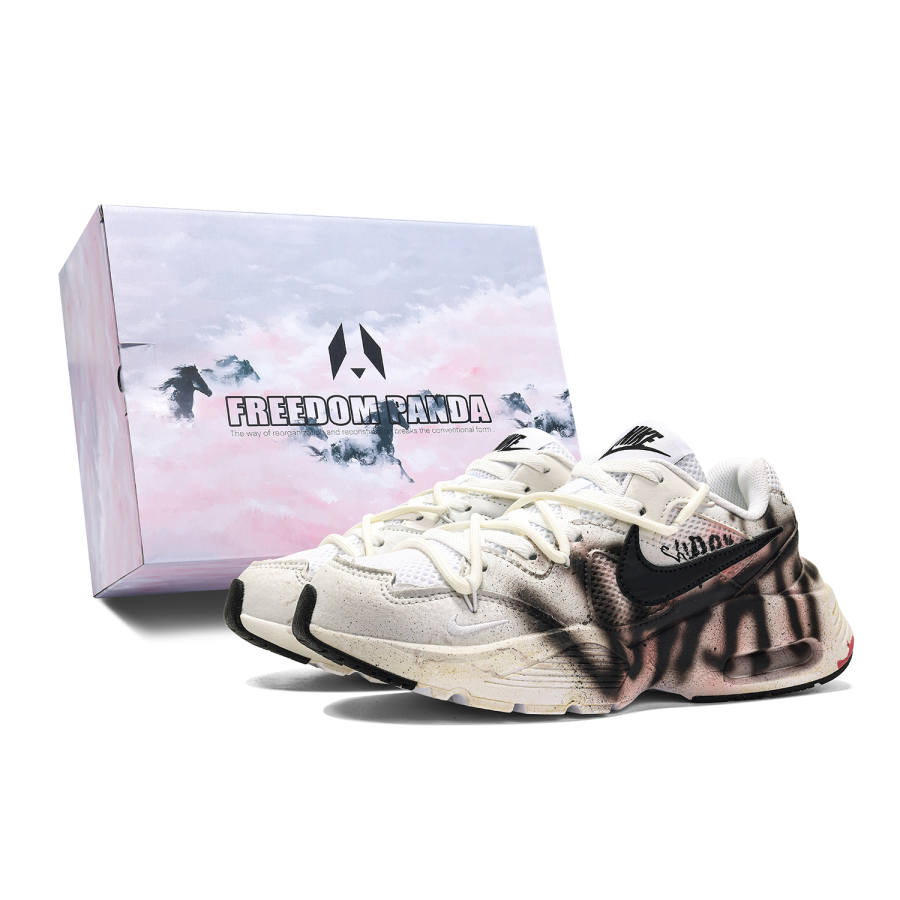 Nike Nike Air Max Fusion Freedom Panda, Box, Pink Painting Slip Resistant Slip Resistant Low top Skateboard Shoes Women's