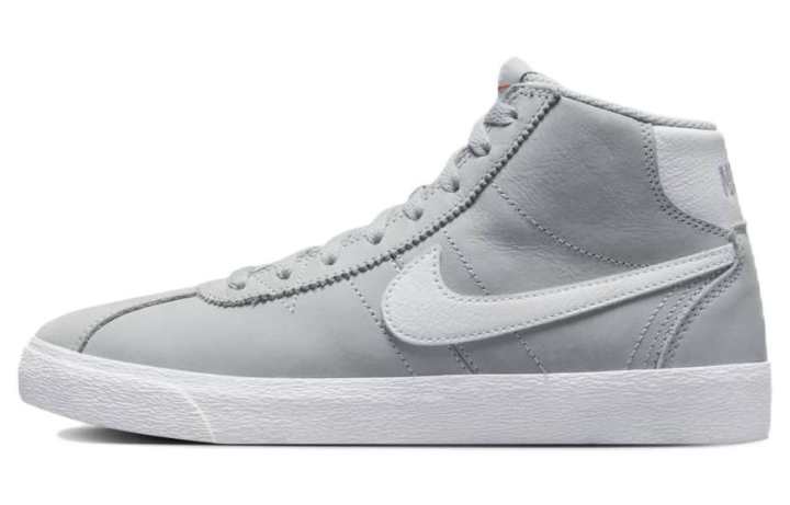 Nike Nike SB Bruin 'Wolf Grey' Slip Resistant Abrasion Resistant Slip Resistant Abrasion Resistant High top Skateboard Shoes