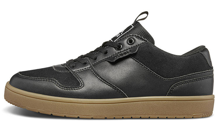 Kappa Skateboard Shoes Unisex Low Top Black/Yellow