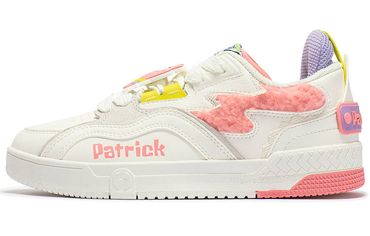 361° Life Collection Patrick Star Slip Resistant Abrasion Resistant Low top Skateboard Shoes Women's Neon Light Coral