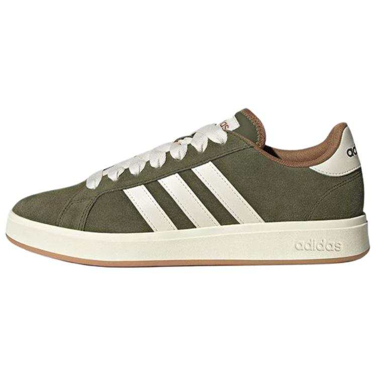 Adidas Adidas Grand Court Base 00s Synthetic Leather, Split Cow Leather Low top Skateboard Shoes Unisex Green
