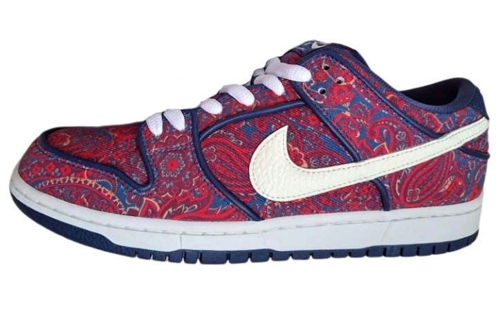Nike Nike Dunk SB Leather Slip Resistant Low top Skateboard Shoes Men's Red