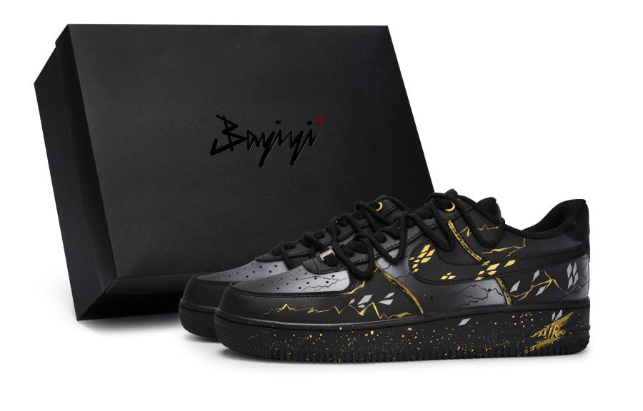 Nike Nike Air Force 1 07 811 Manufacturing, Time Stamped Snake, Special Shoe Box Slip Resistant Abrasion Resistant