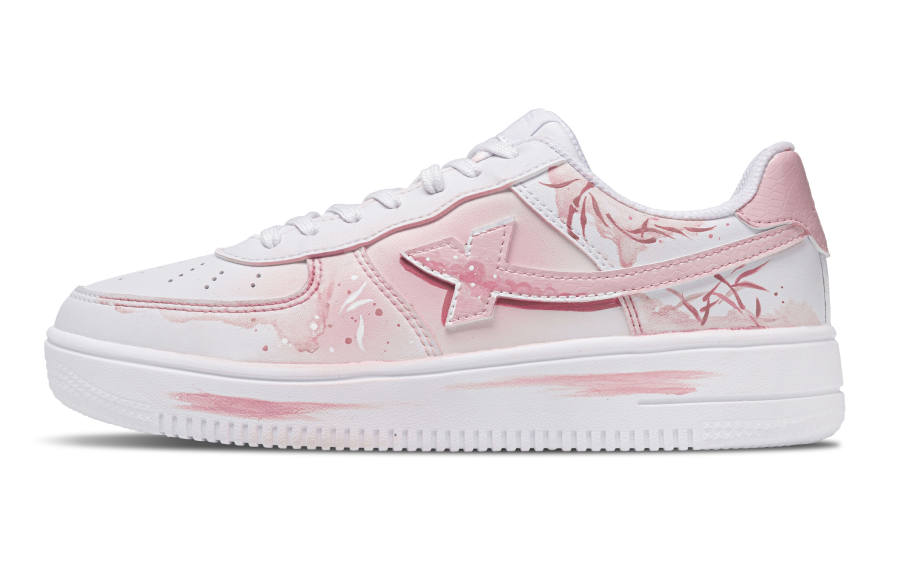 XTEP Air Force 1 Slip Resistant Cushioning Abrasion Resistant Low top Skateboard Shoes Women's Lotus Color