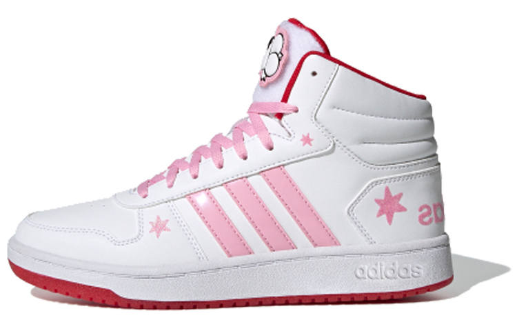 Adidas Neo Adidas Hoops 2.0 Mid 'White Pink' Women's