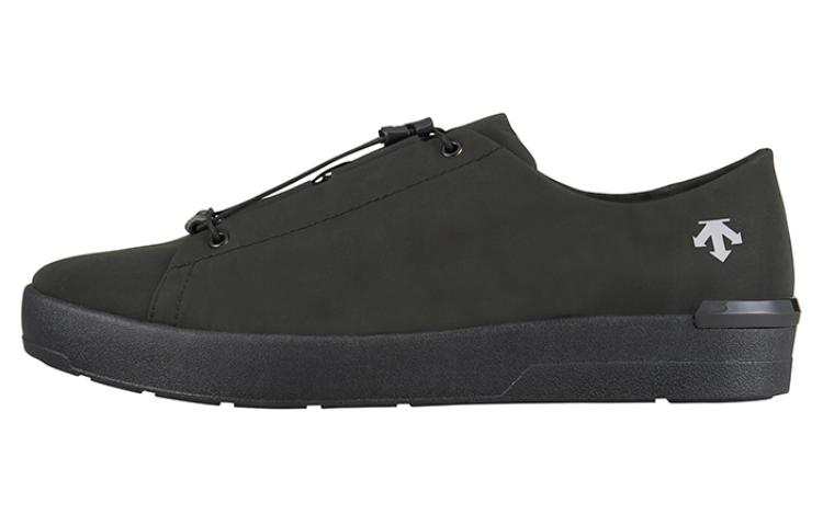DESCENTE Slip Resistant Cushioning Low top Skateboard Shoes Unisex Black White