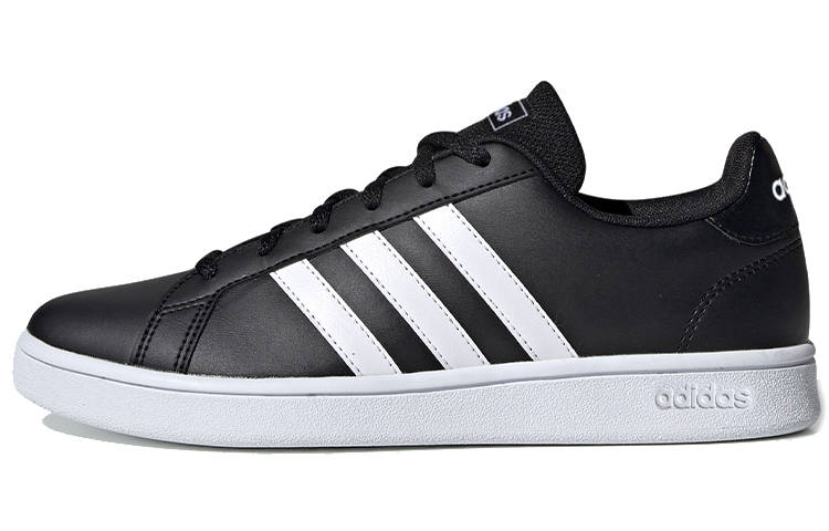 Adidas Neo GRAND COURT Base Comfortable Slip Resistant Lightweight Low top Skateboard Shoes Women's Black White