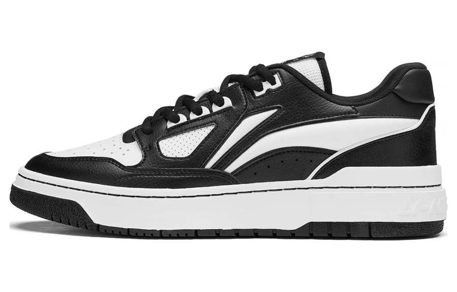 Li-Ning Li Ning Rookie 2 BadFive Slip Resistant Slip Resistant Low top Skateboard Shoes Men's Black White