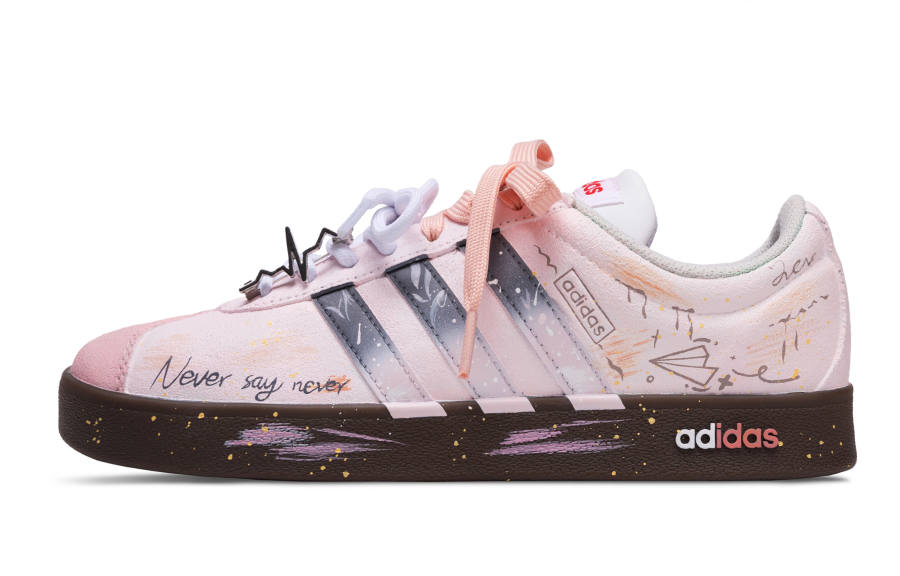 Adidas Adidas Slip Resistant Abrasion Resistant Slip Resistant Abrasion Resistant Low top Skateboard Shoes Unisex Pink