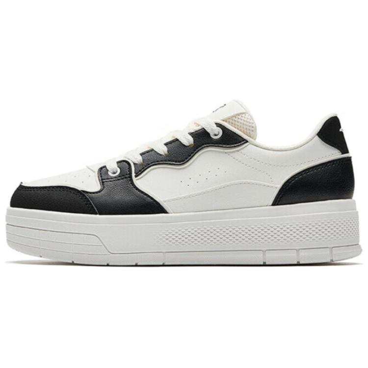 Anta Jelly 2 Slip Resistant, Abrasion Resistant, Lightweight Low top Skateboard Shoes Women's White Black
